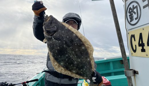 24日ハタヒラメ釣り