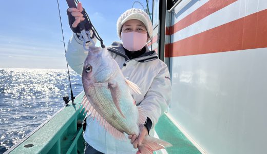 12日午後マダイ釣り