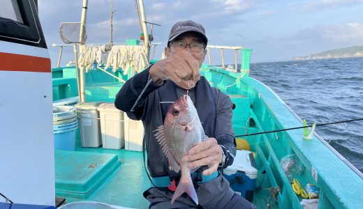 9日マダイ釣り