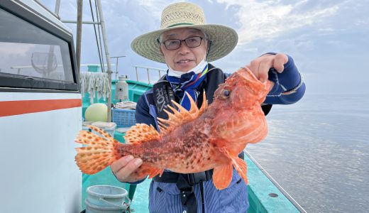 20日オニカサゴ釣り