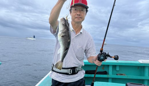 7日ショウサイフグ釣り